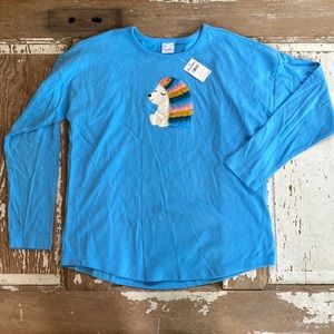 Hanna Andersson size 12 long sleeve Porcupine tee